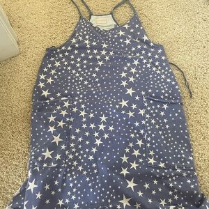 Free People Movement Starry Blue Romper